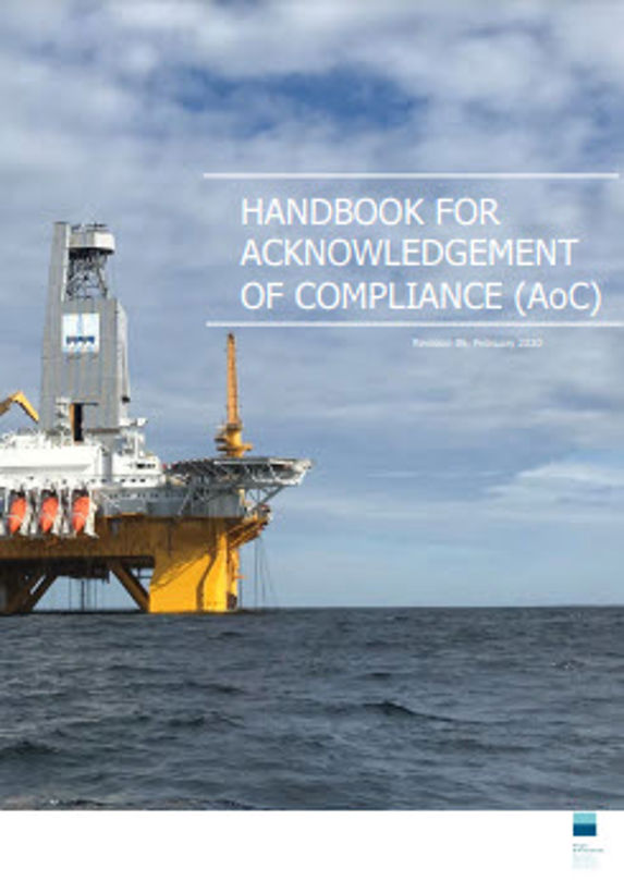 Frontpage: Handbook for acknowledgement of compliance