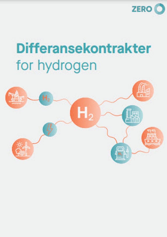 Rapportforside: Differansekontrakter for hydrogen 