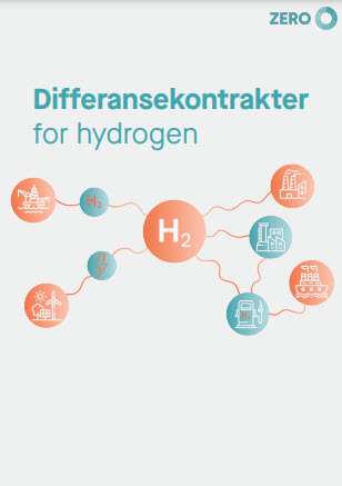 Rapportforside: Differansekontrakter for hydrogen 