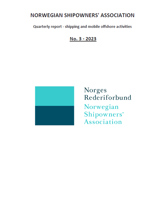 Norwegian Shipowners' Association Quarterly report - shipping and mobile offshore activities