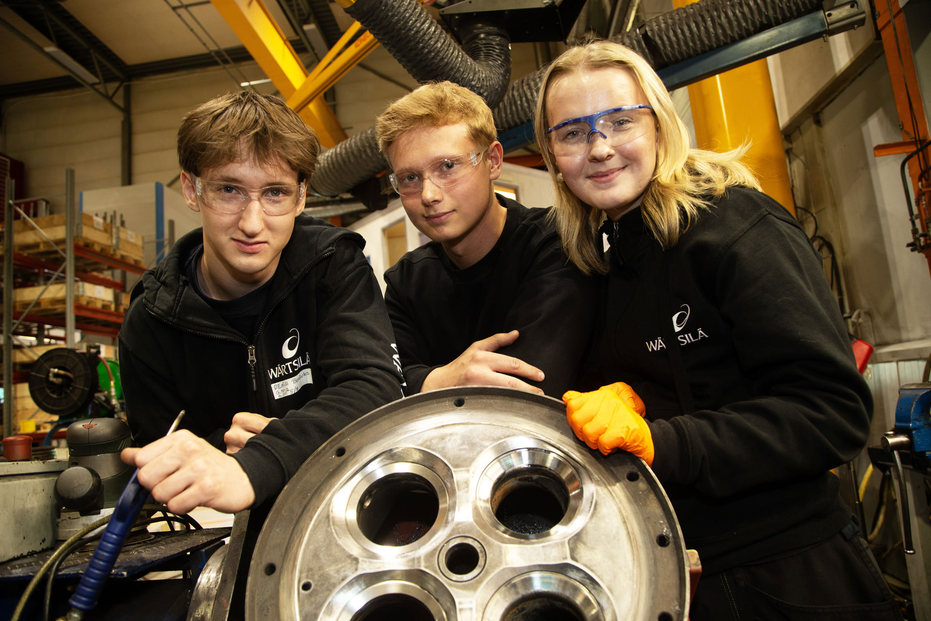 fra venstre: Deniss Boncuks, Casper Sønstabø og Hanna Stensland