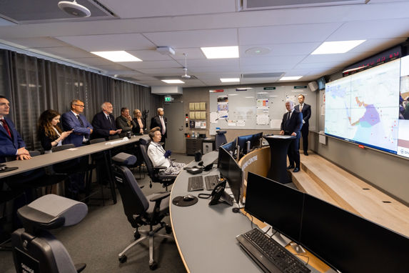 princess anne visiting DNK operations room