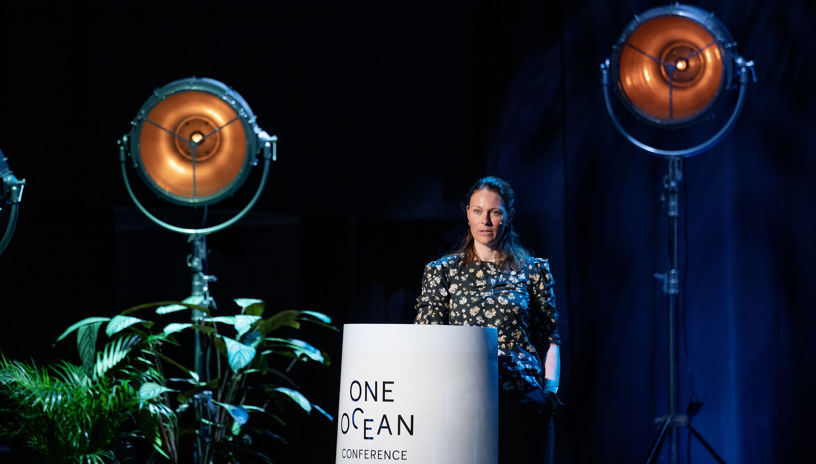 Synnøve Seglem på scenen under One Ocean Week
