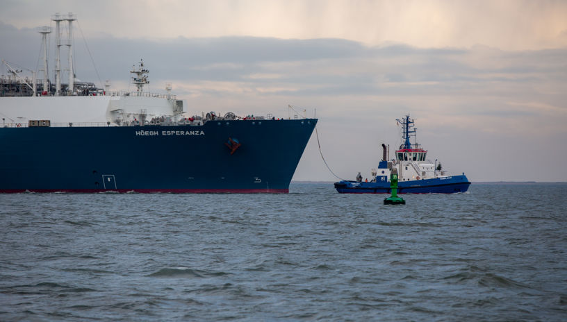 «Höegh Esperanza» ankommer Wilhelmshaven. 