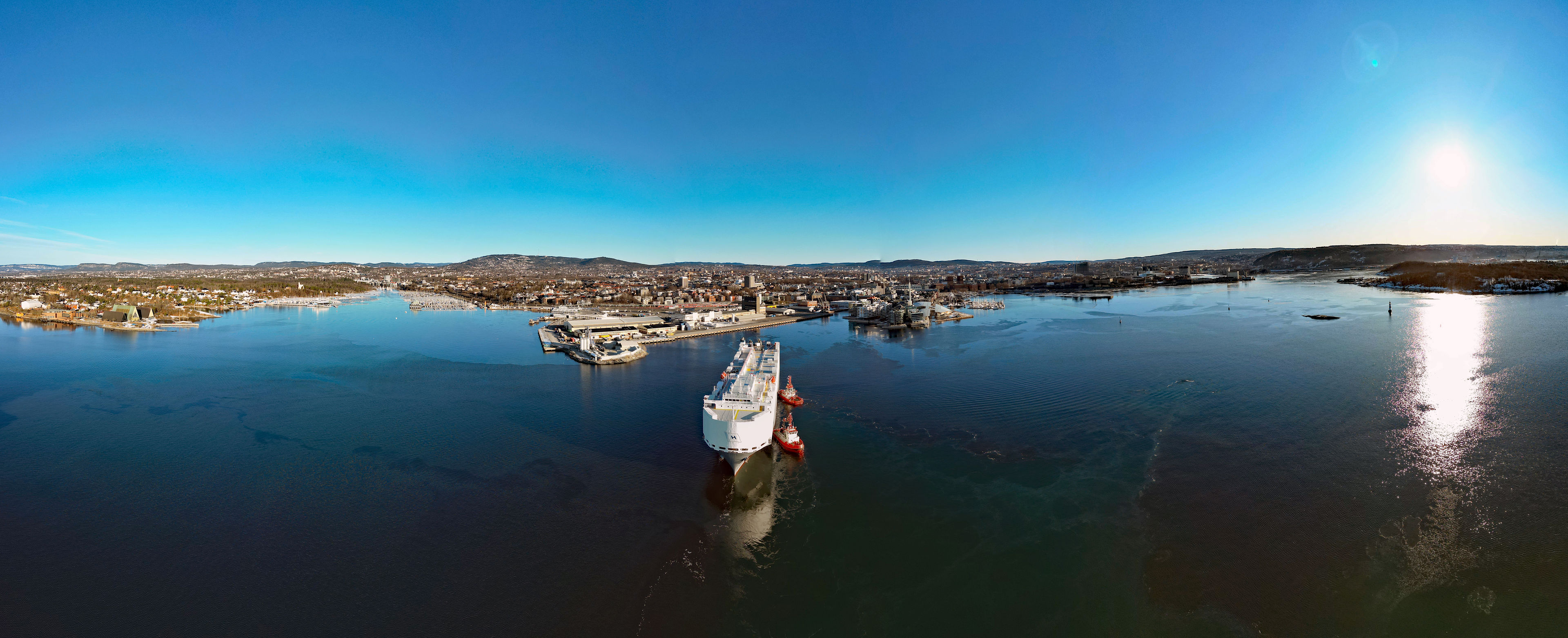 Höegh Oslos innseiling til Oslo