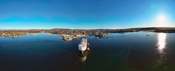 Höegh Oslos innseiling til Oslo