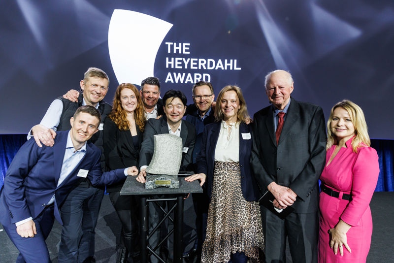 Wallenius Wilhelmsen vant Heyerdahlprisen 2023. Foto: Kilian Munch